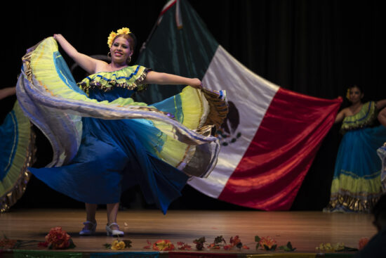 dancer at festival latino 2021