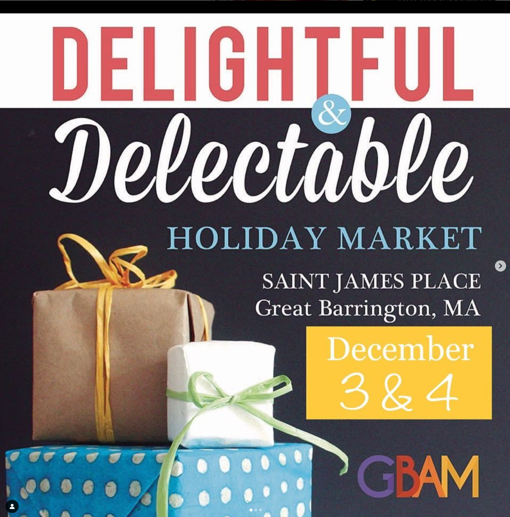 GBAM! Delightful & Delectable Holiday Market