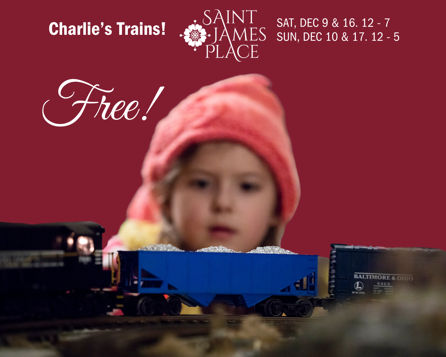 Saint James Place: Charlie's Trains!