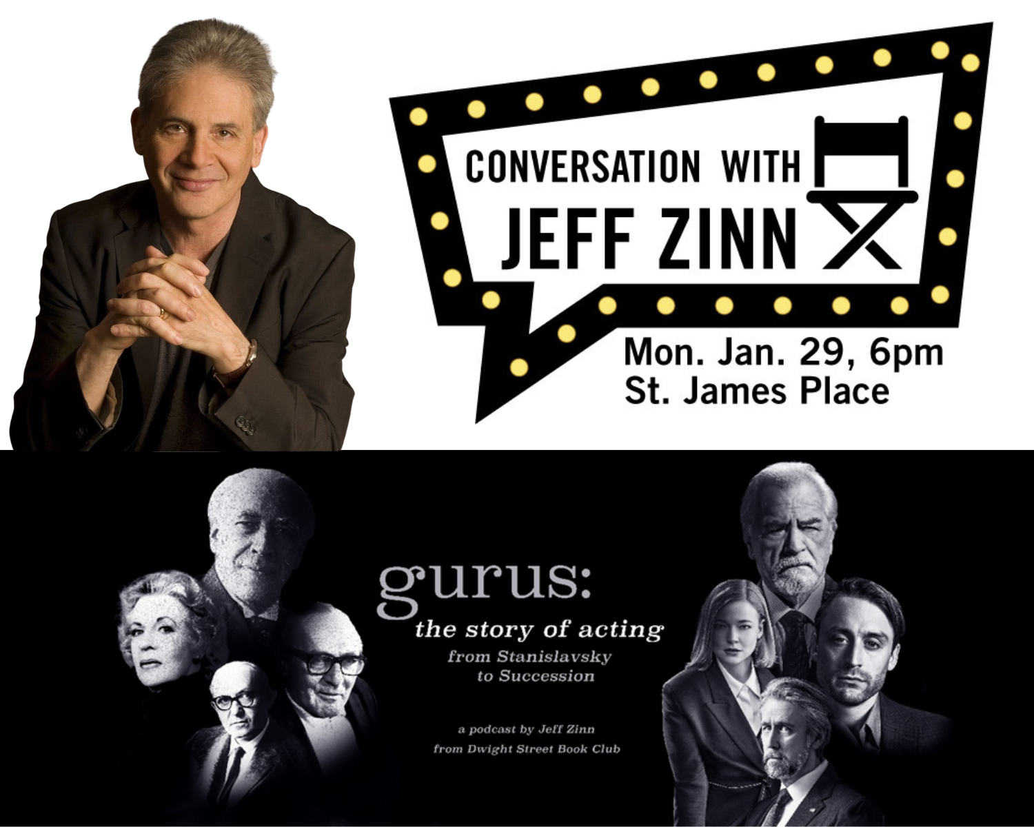 Great Barrington Public Theater Kicks Off 2024 with a Conversation With Jeff Zinn