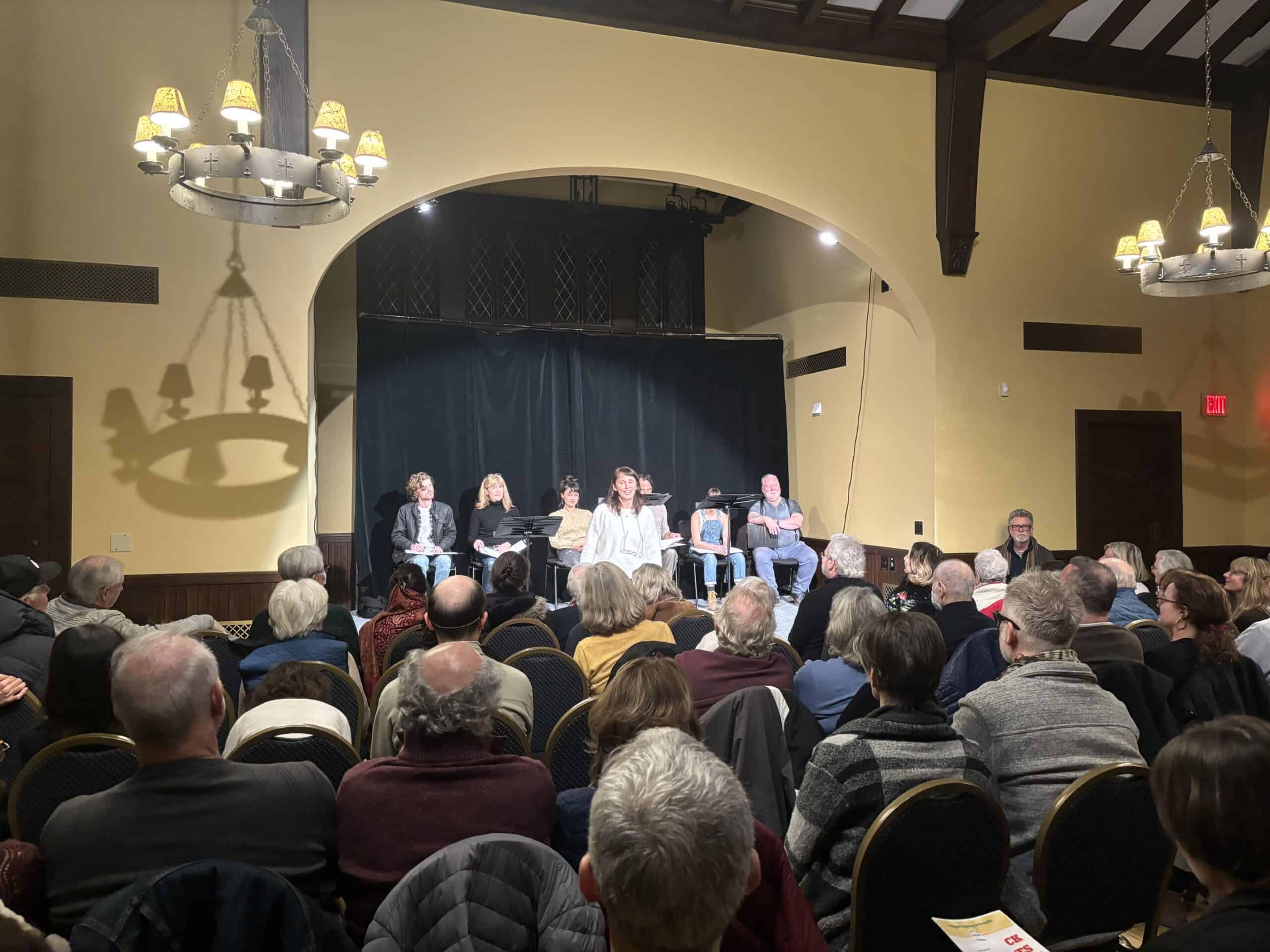 Reading of a play at Saint James Place