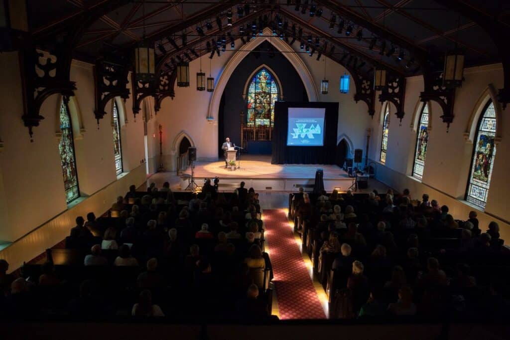 Lecture at Saint James Place