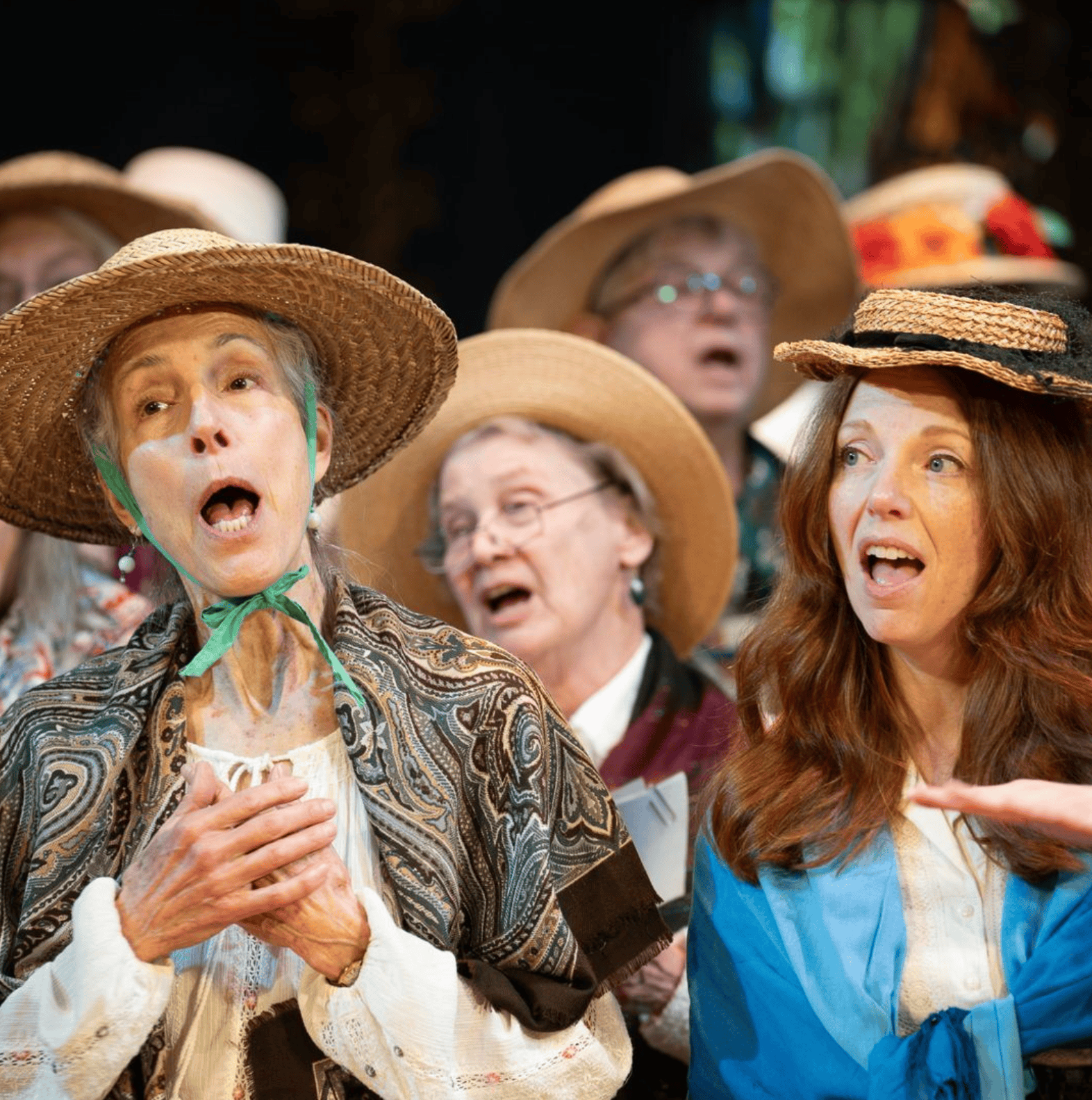 Crescendo singers performing a concert